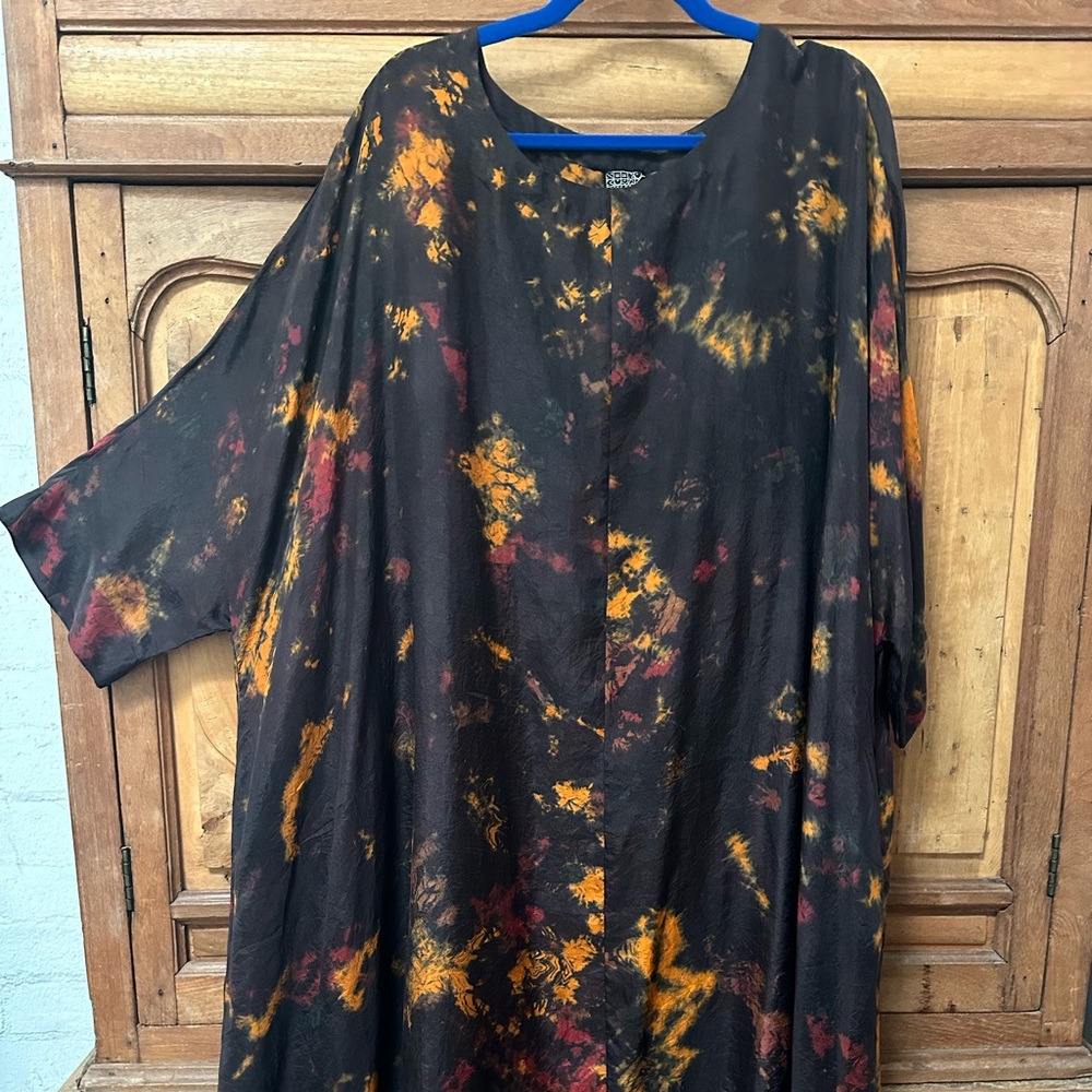 Neeru Kumar Xl Brown and Orange Dress